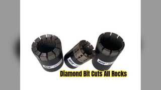 BQ NQ NQ3 HQ Diamond Core Bit การสำรวจทางธรณีวิทยา