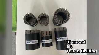 Diamond Core Bit การเจาะต้านทานแรงกระแทกที่แข็งแกร่ง