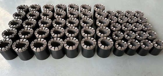 บิตเจาะแกนเพชรชนิด Geological Turbo Type Design Impregnated สำหรับ HQ NQ NW HW