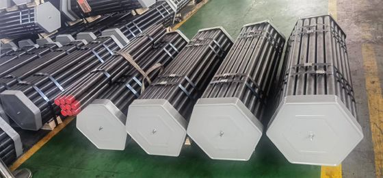 สาย Drill Rod ด้วยสับสนธิคุณภาพสูง 3m NQ HQ สาย Drill Rod สายเหล็ก สายตรงและการรักษาความร้อน