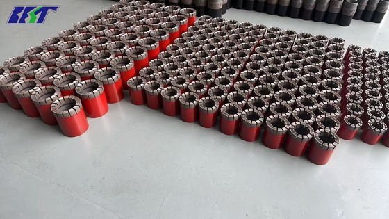 12mm HQ3 HQTT ทับทิมเพชร Core Bit ด้านผิวเหมืองการเจาะ hard formation