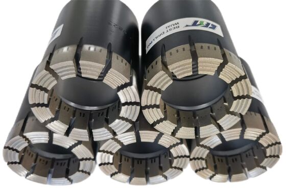 Hq Wireline Diamond Core Drill Bit สําหรับการเจาะพื้นผิวและใต้ดิน