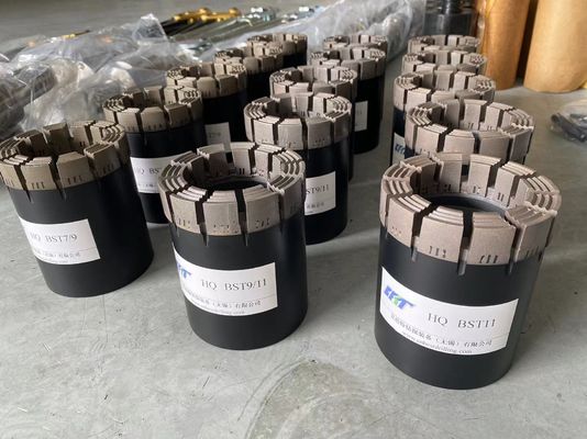 NQ HQ PQ ทองเหลืองอัดเจาะ Bit สําหรับการเจาะภูมิวิทยา